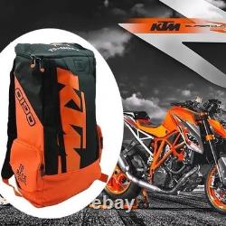 KTM Waterproof Motorcycle Bag Racing Backpack, Motorbike Oil Fuel Tank, New UK