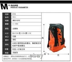 KTM Waterproof Motorcycle Bag Racing Backpack, Motorbike Oil Fuel Tank, New UK
