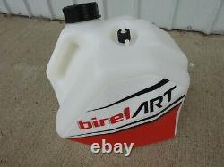 Kart racing removable Fuel tank with Birel/Art stickers applied
