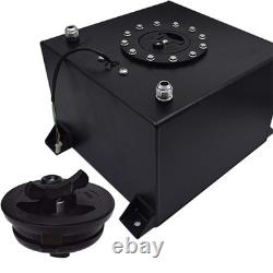 Munirater 5 Gallon Universal Fuel Cell Tank Aluminum Polished Race Street Drift
