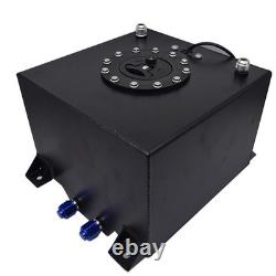 Munirater 5 Gallon Universal Fuel Cell Tank Aluminum Polished Race Street Drift