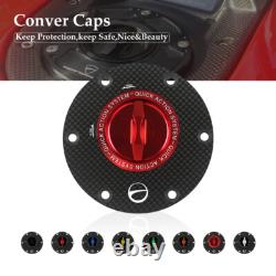New Racing Carbon Fiber Gas Fuel Tank Caps for Aprilia RS 125 RS250 RS4 250