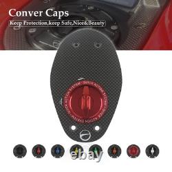 New Racing Carbon Fiber Gas Fuel Tank Caps for DUCATI 749 DARK/R/S 2004-2006