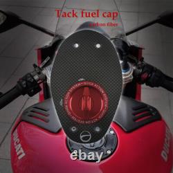 New Racing Carbon Fiber Gas Fuel Tank Caps for DUCATI 749 DARK/R/S 2004-2006