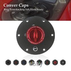 New Racing Carbon Fiber Gas Fuel Tank Caps for DUCATI HYPERMOTARD 950 SP 19