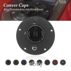 New Racing Carbon Fiber Gas Fuel Tank Caps for Honda CBR 1000 RR CBR1000RR 04-13