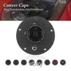 New Racing Carbon Fiber Gas Fuel Tank Caps for Honda VTR1000F VTR1000 1200