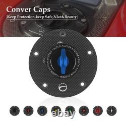 New Racing Carbon Fiber Gas Fuel Tank Caps for SUZUKI GSXR 1000 K3 L1 03-20