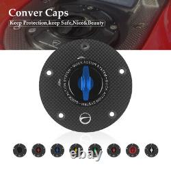 New Racing Carbon Fiber Gas Fuel Tank Caps for SUZUKI GSX-R 600 750 K4+ 04-18