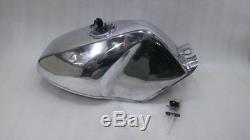New Yamaha Tzr Tzr250 Aluminium Polished Race Spec Petrol Tank With Cap And Tap