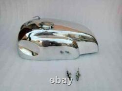 Norton Manx Wideline Featherbed Triton Race Chrome Steel Fuel Petrol Tank +Cap