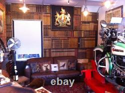 Norton racing fibreglass fuel gas tank with double fuel taps 750 Commando