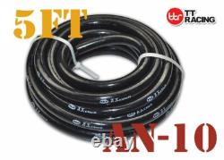 Oil Breather Catch Tank 1L AN10 Filter Drain Chrome Fittings Fuel Hose Kit