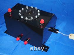 RCI Universal Aluminum Racing Fuel Cell Gas Surge Tank 12-Bolt Cap AN Fittings