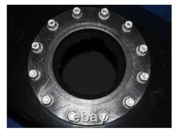 RCI Universal Aluminum Racing Fuel Cell Gas Surge Tank 12-Bolt Cap AN Fittings