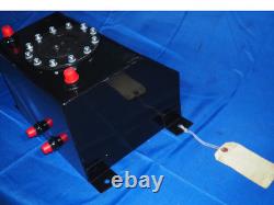 RCI Universal Aluminum Racing Fuel Cell Gas Surge Tank 12-Bolt Cap AN Fittings
