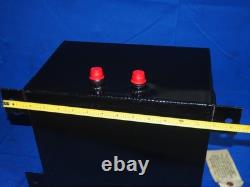 RCI Universal Aluminum Racing Fuel Cell Gas Surge Tank 12-Bolt Cap AN Fittings