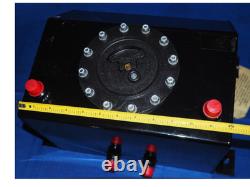 RCI Universal Aluminum Racing Fuel Cell Gas Surge Tank 12-Bolt Cap AN Fittings RCI Universal Aluminum Racing Fuel Cell Gas Surge Tank 12-Bolt Cap AN Fittings