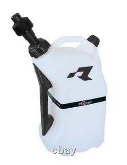 RTECH Fuel Petrol Fast Tank Canister 15Liter White/Black
