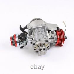 Racing 2 Stroke Pull Start 49cc Engine Motor Fuel Tank Pocket ATV Quad Dirt Bike