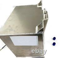 Racing Car Chrome Aluminum Fuel Cell / Tank 12x15x12 Height FREE FAST SHIP