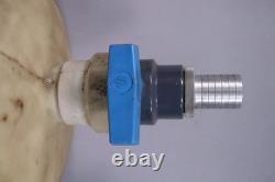Racing fuel tank bottle, 25L, with swivel valve and vent valve