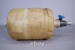 Racing fuel tank bottle, 25L, with swivel valve and vent valve