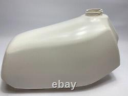 SECONDS QUALITY YAMAHA YZ WHITE FUEL TANK 125D 125E Plastic for RACE BIKE #1