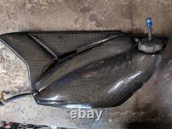 Sherco motorcycle 4 litre rally race rear auxiliary carbon petrol fuel tank 7898