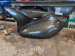 Sherco motorcycle 4 litre rally race rear auxiliary carbon petrol fuel tank 7898