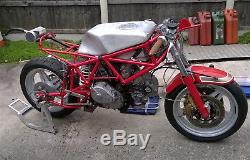 Sports Motorcycles Racing Harris Ducati 750 TT1 Rocker frame gas tank