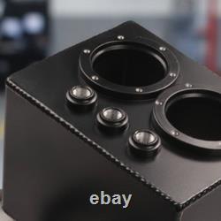 Surge Tank with Fittings Aluminum Fuel Surge Tank Compact for Racing, Racers