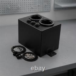 Surge Tank with Fittings Aluminum Fuel Surge Tank Welded for Racing