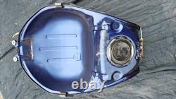 Suzuki GSXR 1000 K5 K6 2005 2006 Petrol Tank Blue Harris Keyless Racing Fuel Cap