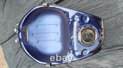 Suzuki GSXR 1000 K5 K6 2005 2006 Petrol Tank Blue Harris Keyless Racing Fuel Cap