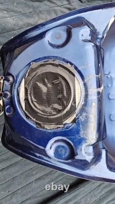 Suzuki GSXR 1000 K5 K6 2005 2006 Petrol Tank Blue Harris Keyless Racing Fuel Cap