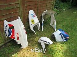 Suzuki Gsxr 1000 K1 K2 Race Track Fairing And Fuel Tank 2001 2002