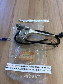 Suzuki Gt750 J Gt550 J 1973 Twin Leading Shoe Cafe Race Brake Lever 57300-31010