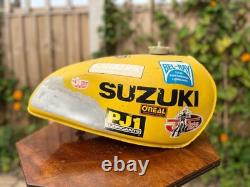 Suzuki RM Vintage 1976-8 Alloy Aluminium totally original old race fuel tank