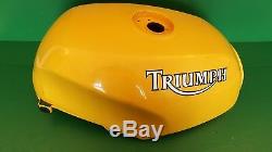 Triumph Fuel Petrol Tank Racing Yellow Speedtriple 900 Daytona Super 1200 #0012
