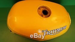 Triumph Fuel Petrol Tank Racing Yellow Speedtriple 900 Daytona Super 1200 #0022
