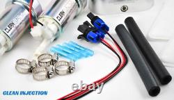 Universal Dual 450LPH E85 Electric Fuel Pump In-Tank high pressure bracket kit