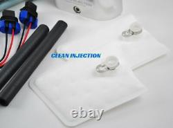 Universal Dual 450LPH E85 Electric Fuel Pump In-Tank high pressure bracket kit
