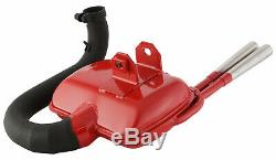 Vespa Sip Racing Px 125 150 166 177 180 Twin Tail Exhaust- Red Road 2.0 New