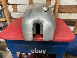 Vintage Aluminum Alloy Gas Tank Norton Road Race Cafe Lyta