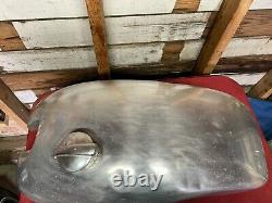 Vintage Aluminum Alloy Gas Tank Norton Road Race Cafe Lyta