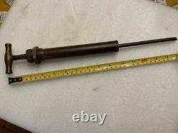 Vintage Hand Fuel Tank Primer Air Pump Veteran Race Sports Racing Grand Prix Car