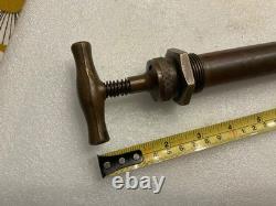 Vintage Hand Fuel Tank Primer Air Pump Veteran Race Sports Racing Grand Prix Car