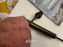 Vintage Hand Fuel Tank Primer Air Pump Veteran Race Sports Racing Grand Prix Car