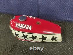 Vintage Yamaha kenny robberts Flat Track Racing Fiberglass Fuel Tank Gas Used